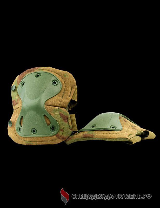 Ком-к Налокотник+Наколенник съемный тактический Блок-Х (хаки)