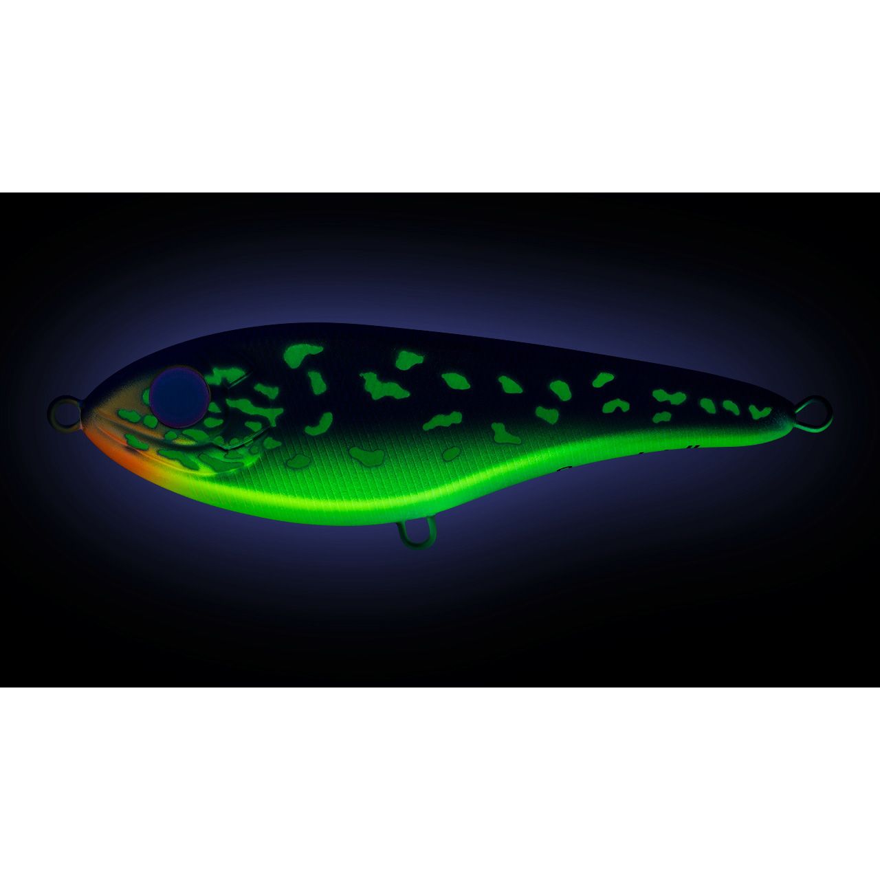Воблер Джеркбейт Strike Pro Buster Jerk II Shallow Runner,  120 мм,  37 гр,  Загл. 0, 3м.-2, 0м.,  Медленно всплывающий,  цвет: AC202F Hot Pike,  (EG-049#AC202F)
