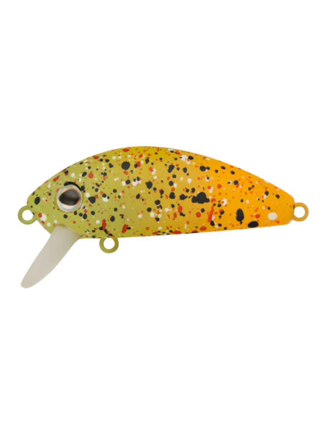 Воблер Минноу Strike Pro Mustang Minnow 45,  45 мм,  4, 5 гр,  Загл. 0, 2м.-0, 5м.,  Плавающий,  цвет: A254GS Yellow Matte Blob,  (MG-002F#A254GS)