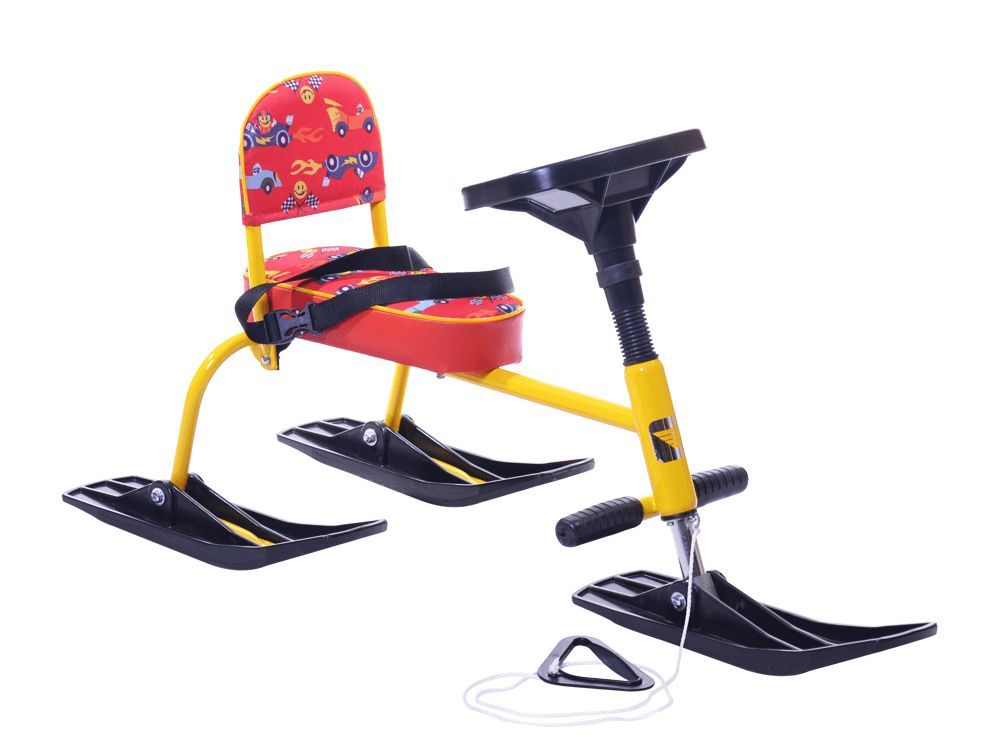 Снегокат 408 "Малыш" без толкателя Красный