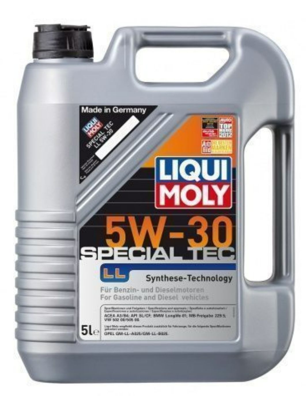 LIQUI MOLY "Special Tec LL" 5W30 5L синтетическое моторное масло 8055/2448