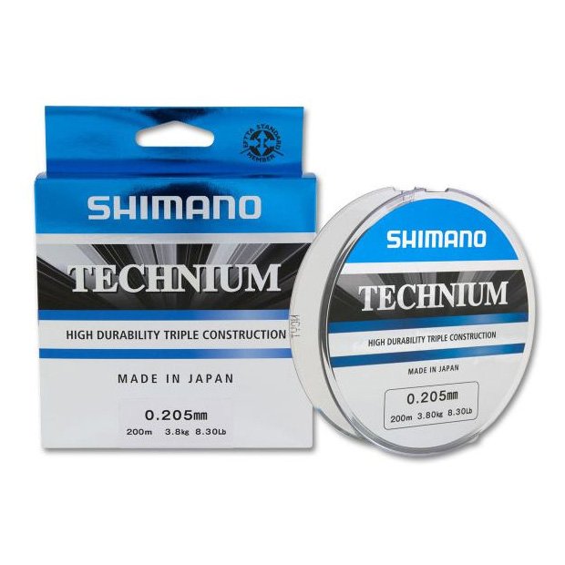Леска Shimano Technium 200м 0,225мм 5кг.