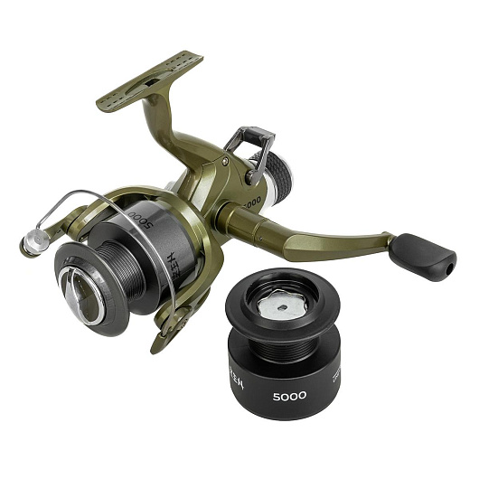 Катушка ZEN 5000 BR 1 подшип + зап.шпуля (HS-KF-Z5000-S) Helios