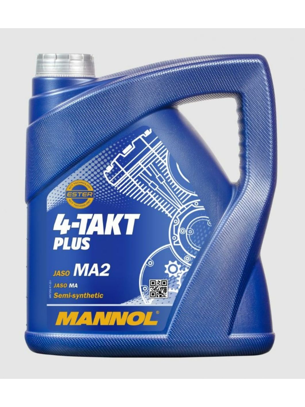 MANNOL 4-Takt Plus 10W40 7202 4л полусинтетическое моторное масло