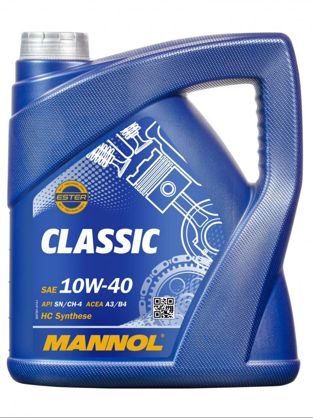 MANNOL Classic 10W40 7501 4л полусинтетическое моторное масло