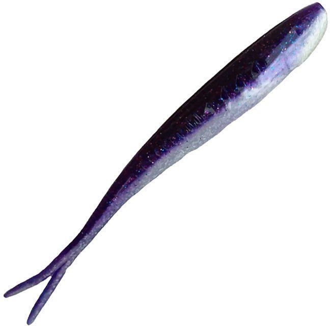 Приманка ZUB-HORDA SLAG 222мм(8, 7")-2шт,  (цвет 036) фиолетовый верх-натурал низ