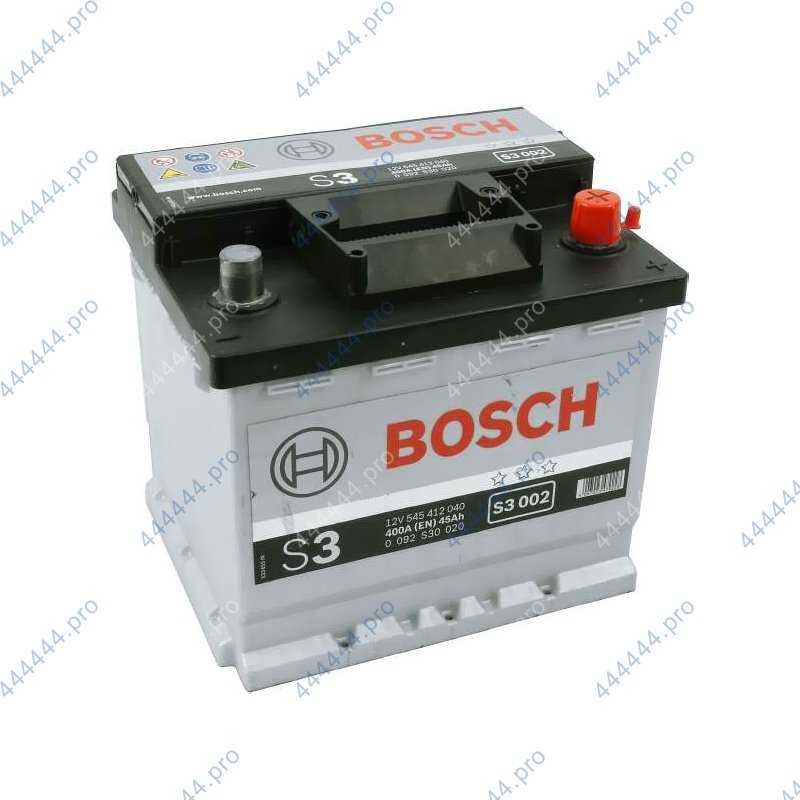 45 евро/545412* BOSCH S3 Аккумулятор зал/зар