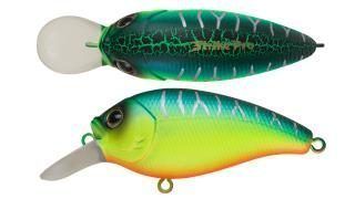 Воблер Крэнк Strike Pro Crankee Diver 60,  60 мм,  10 гр,  Загл. 0, 2м.-1, 0м.,  Плавающий,  цвет: A223S-RP Pearl Mat Tiger,  (JL-038F#A223S-RP)