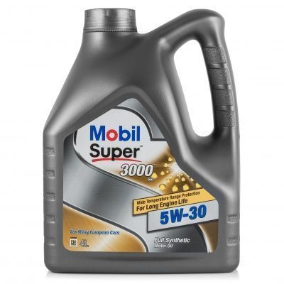 MOBIL 5W30 SUPER 3000 XE 4L синтетическое моторное масло