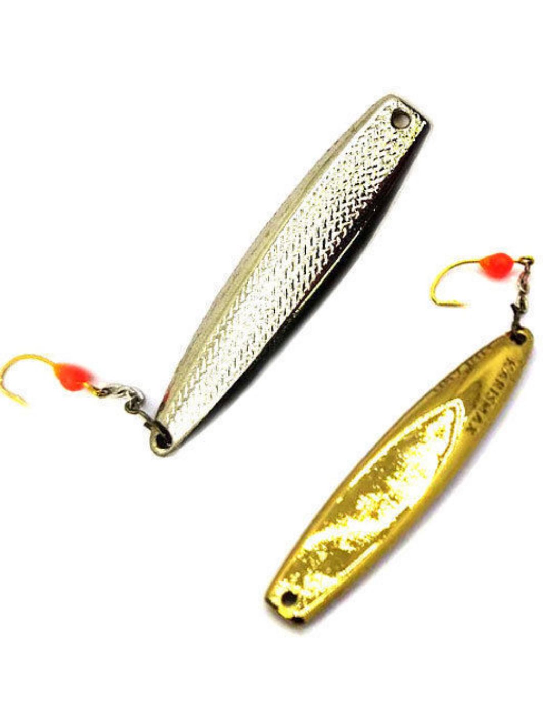 Блесна зимняя KARISMAX NERO3 46/6 SILVER/GOLD