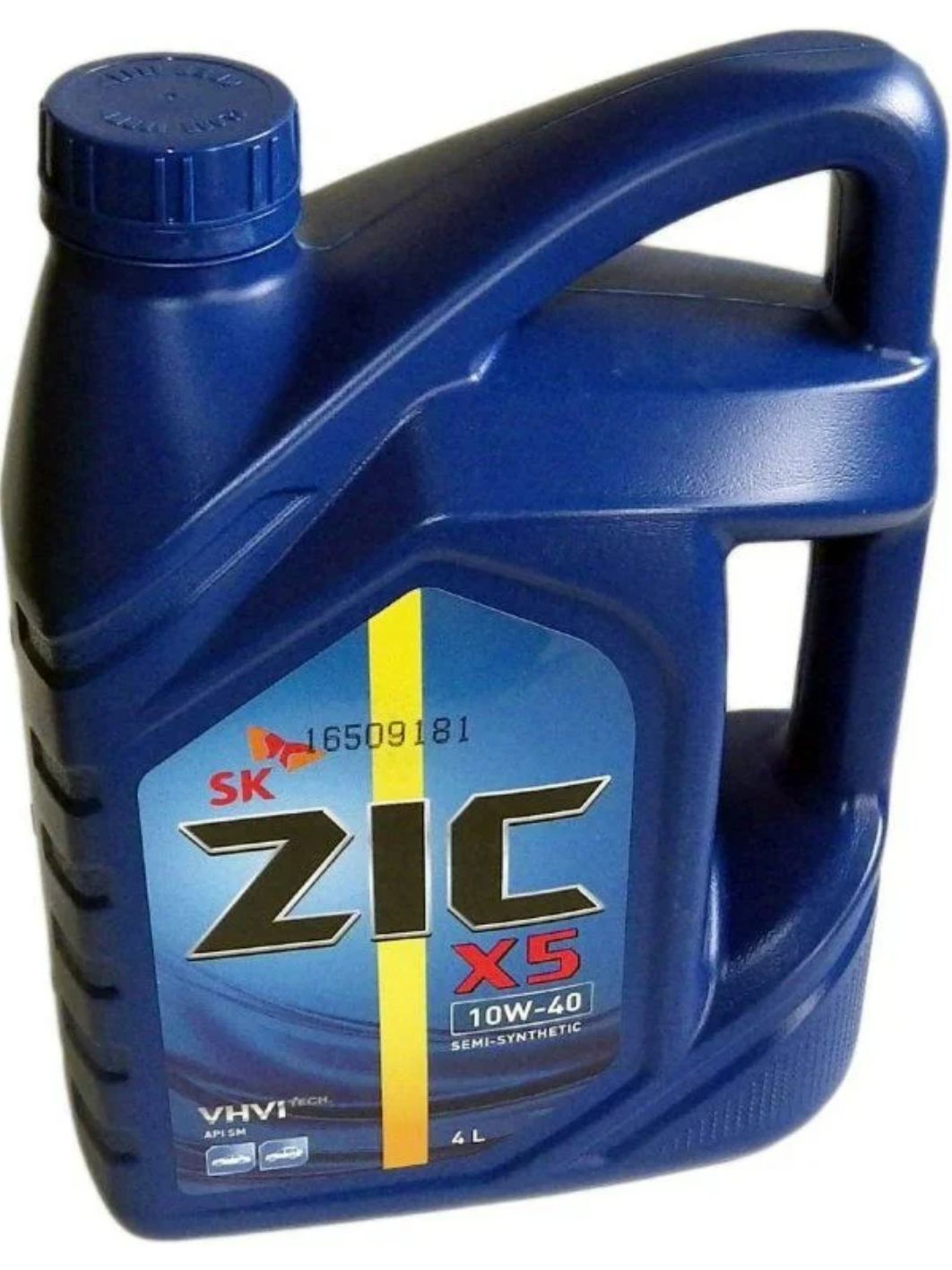 ZIC X5 10W40 4L полусинтетическое моторное масло