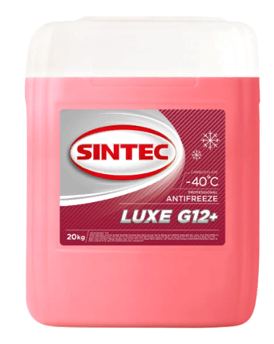 Антифриз SINTEC LUX G12+ 20кг красный
