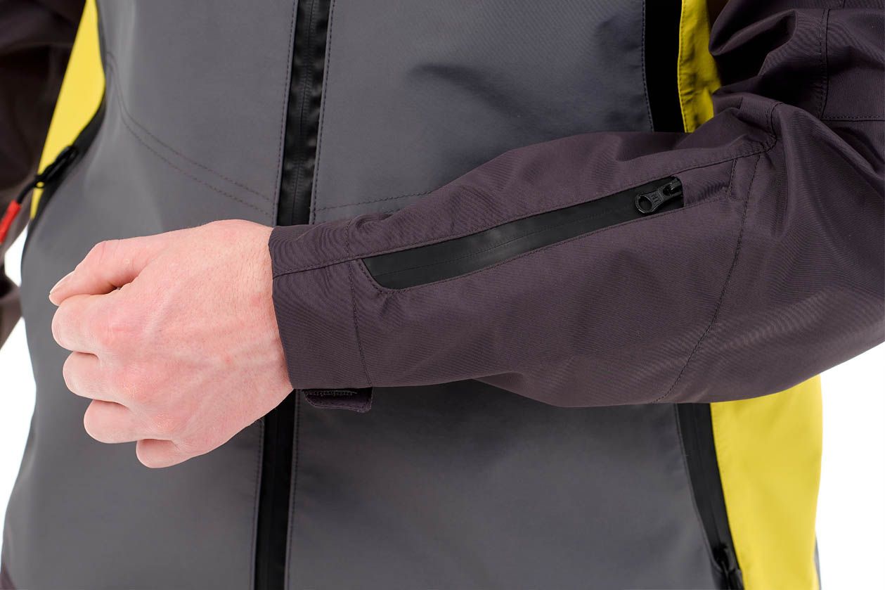 костюм «фиш про»  (таслан, серо-желтый) grayling (р-р 56-58 рост 182-188)