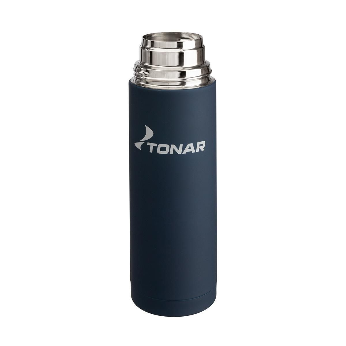 Термос TONAR 750 ML с ситечком (синий)