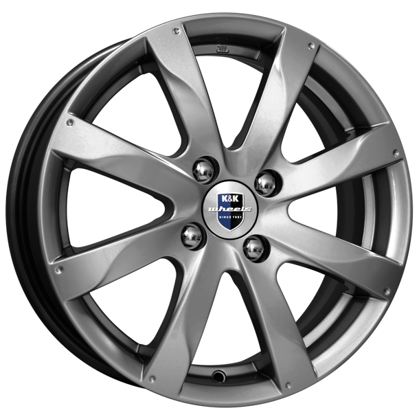 Литой диск K&K Джемини КС617 6x15/4x114.3 D67.1 ET46  дарк платинум r72488 комплект 4шт.