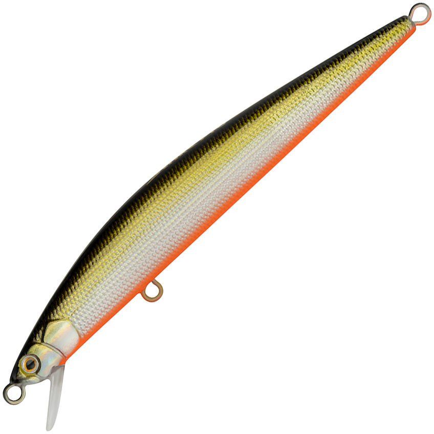 Воблер Минноу Strike Pro Slingshot Minnow 90,  90 мм,  7 гр,  Загл. 0, 3м.-0, 5м.,  Плавающий,  цвет: 612T Natural Shad Silver,  (EG-146F#612T)