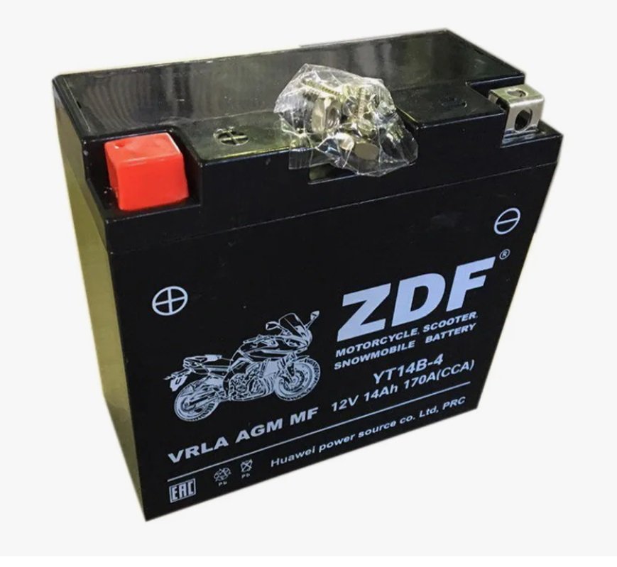 Аккумулятор ZDF 1214.1 VRLA AGM MF YT14B-4 152*70*150
