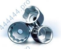 яяголовка торцовая 8мм*1/2" 6-гранная низ 10025