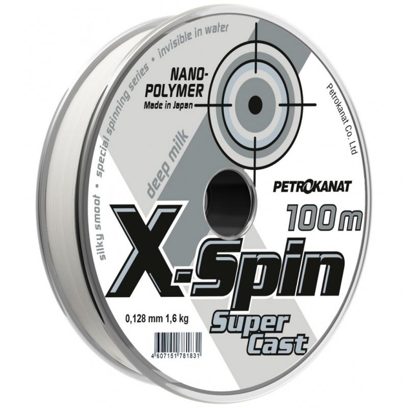 Леска X-Spin Deep Milk 0,30мм 8,5кг  100м белая