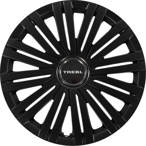 Колпаки колеса R15 гибкие,  ударопрочные  (модель Т-15339   black (4шт.к-т)