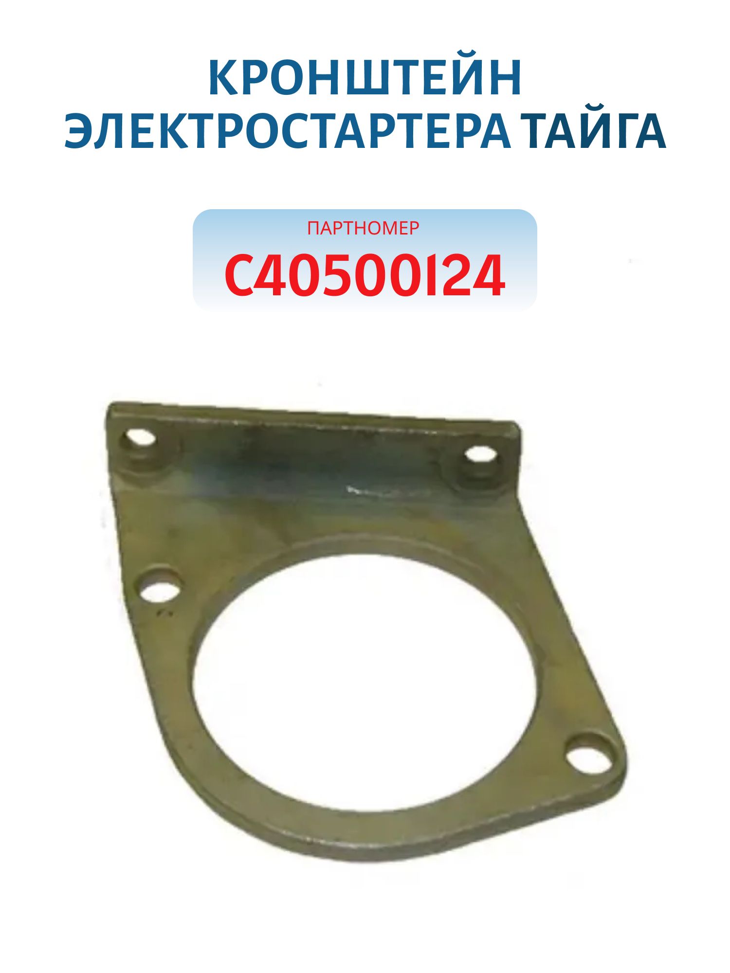 Кронштейн электростартера Тайга С40500124