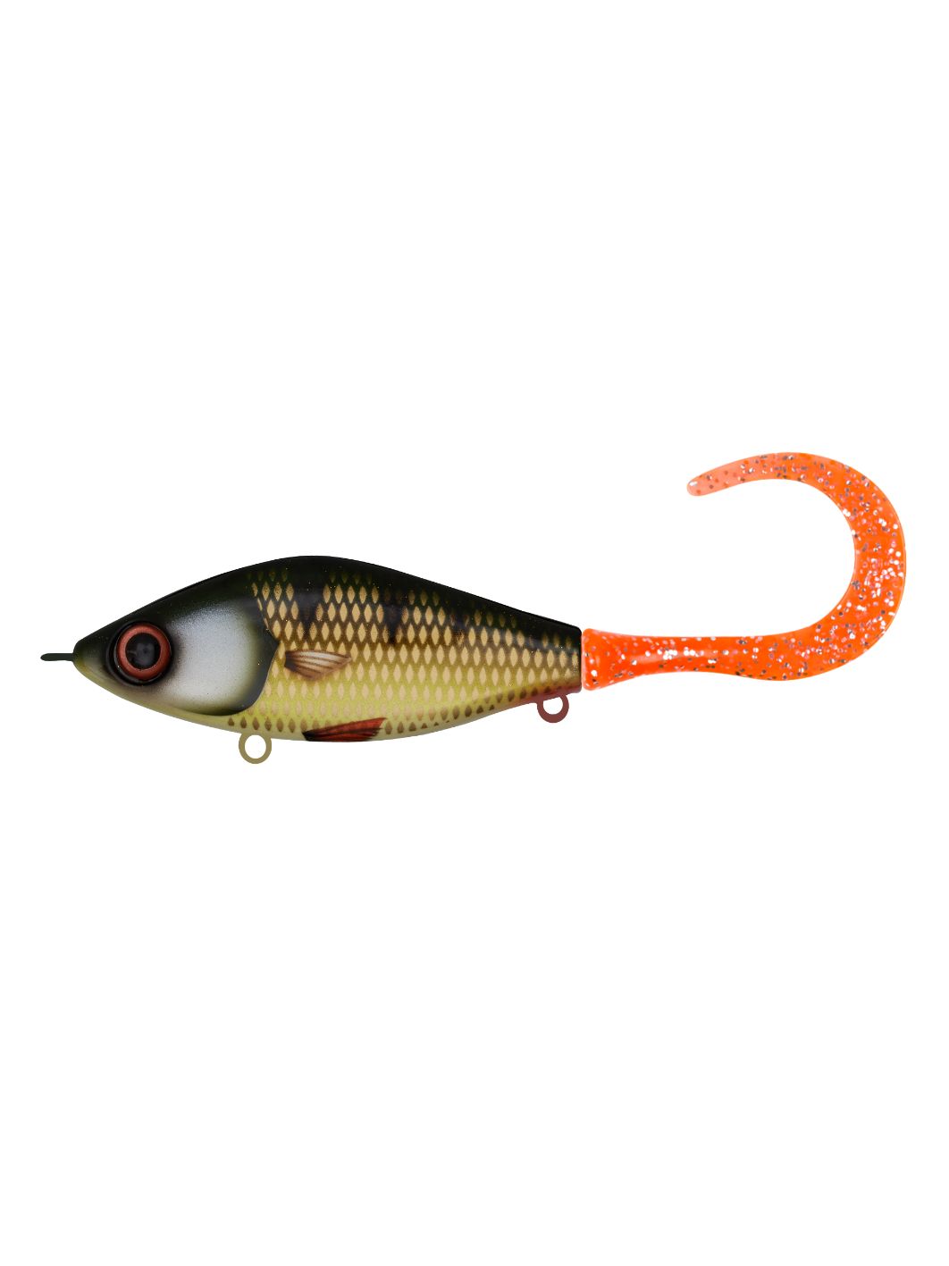 Воблер Джеркбейт Strike Pro Guppie Downsize Sinking,  90 мм,  35, 7 гр,  Загл. 0, 5м.-1, 5м.,  Тонущий,  цвет: C382F Golden Perch,  WOLF COLOR,  (EG-208B#C382F)
