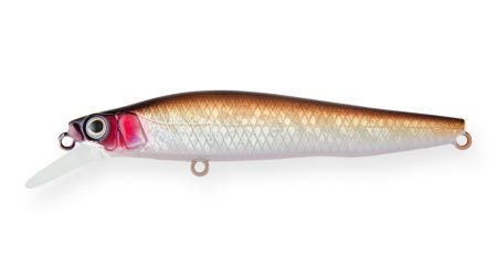 Воблер Минноу Strike Pro IB Minnow JET 95,  95 мм,  13 гр,  Загл. 0, 5м.-1, 2м.,  Тонущий,  цвет: 864PPV Brown Redhead,  (JS-276#864PPV)