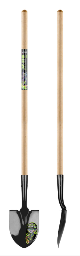 Лопата штыковая (1200мм) FINLAND дамская,  с деревянным черенком Дачник (2220-Ч)