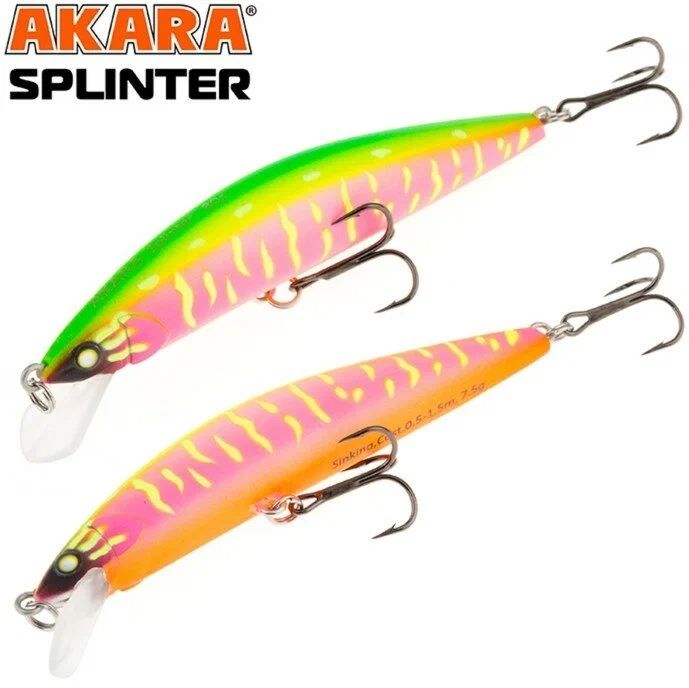 Воблер Akara Splinter 80S 7, 5 гр. (1/4 oz 3, 1 in) A207