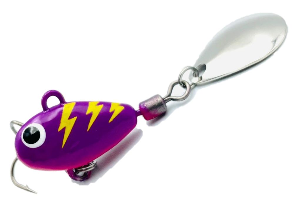 Тейл-спиннер HURRICANE 18g Violet Flash