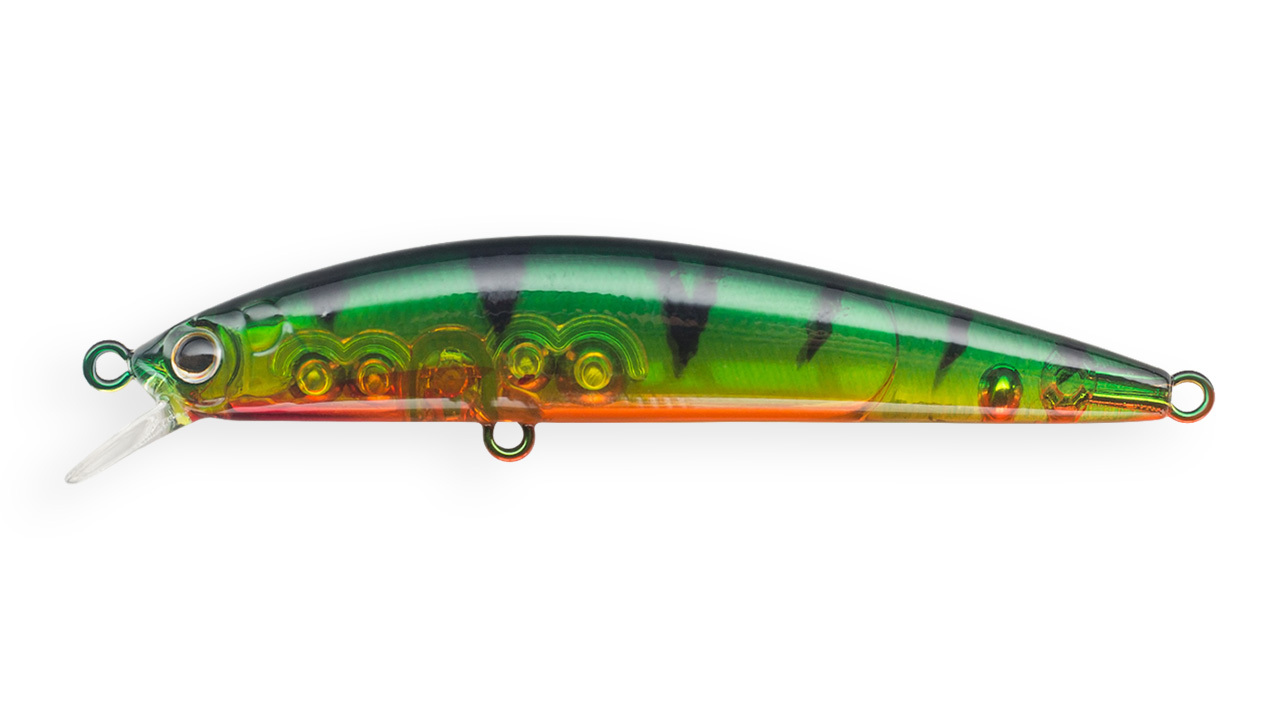 Воблер Минноу Strike Pro Mets 70 S,  70 мм,  6, 8 гр,  Загл. 1, 5м.,  Тонущий,  цвет: A102G Transparent Perch,  (JS-392#A102G)