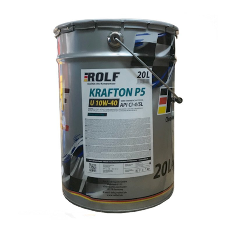 ROLF Krafton P5 U 10W40 CI-4/SL 20л полусинтетическое моторное масло