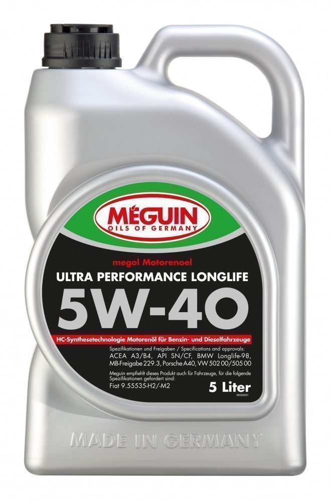 MEGUIN ULTRA PERFORMANCE LONGLIFE 5W40 5л синтетическое моторное масло