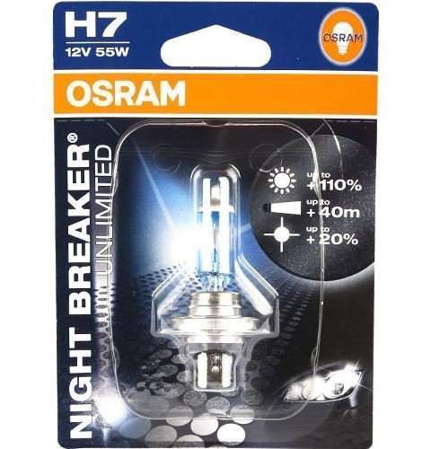 Lámpara OSRAM H7 NIGHT BREAKER UNLIMITED - 64210NBU-01B - al mejor