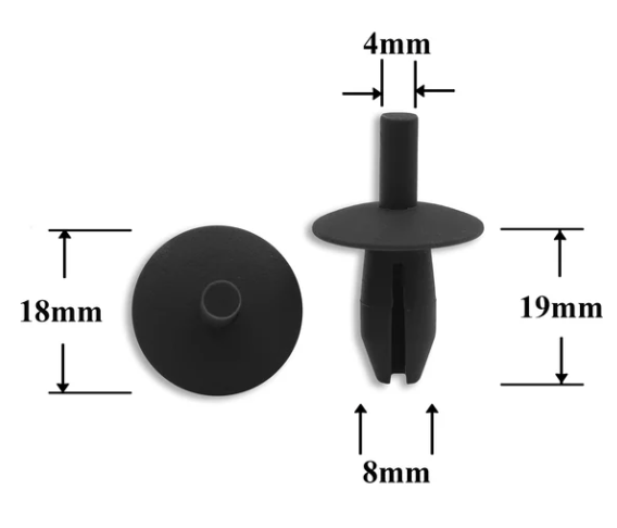 Клипса //80023/ крепления обивки салона (№023) VAG,  MB (171885767)
