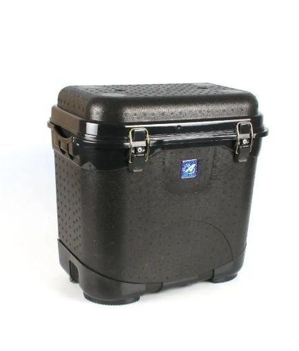 Ящик рыболова A-elita A_SputnikSilver black (в комплекте с коробкой для снастей)