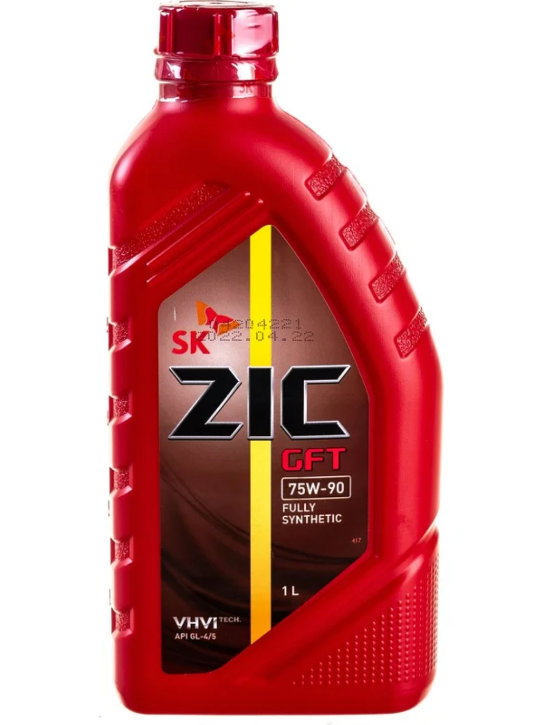 ZIC 75W90 GFT GL-4/5 1L синтетическое трансмиссионное масло