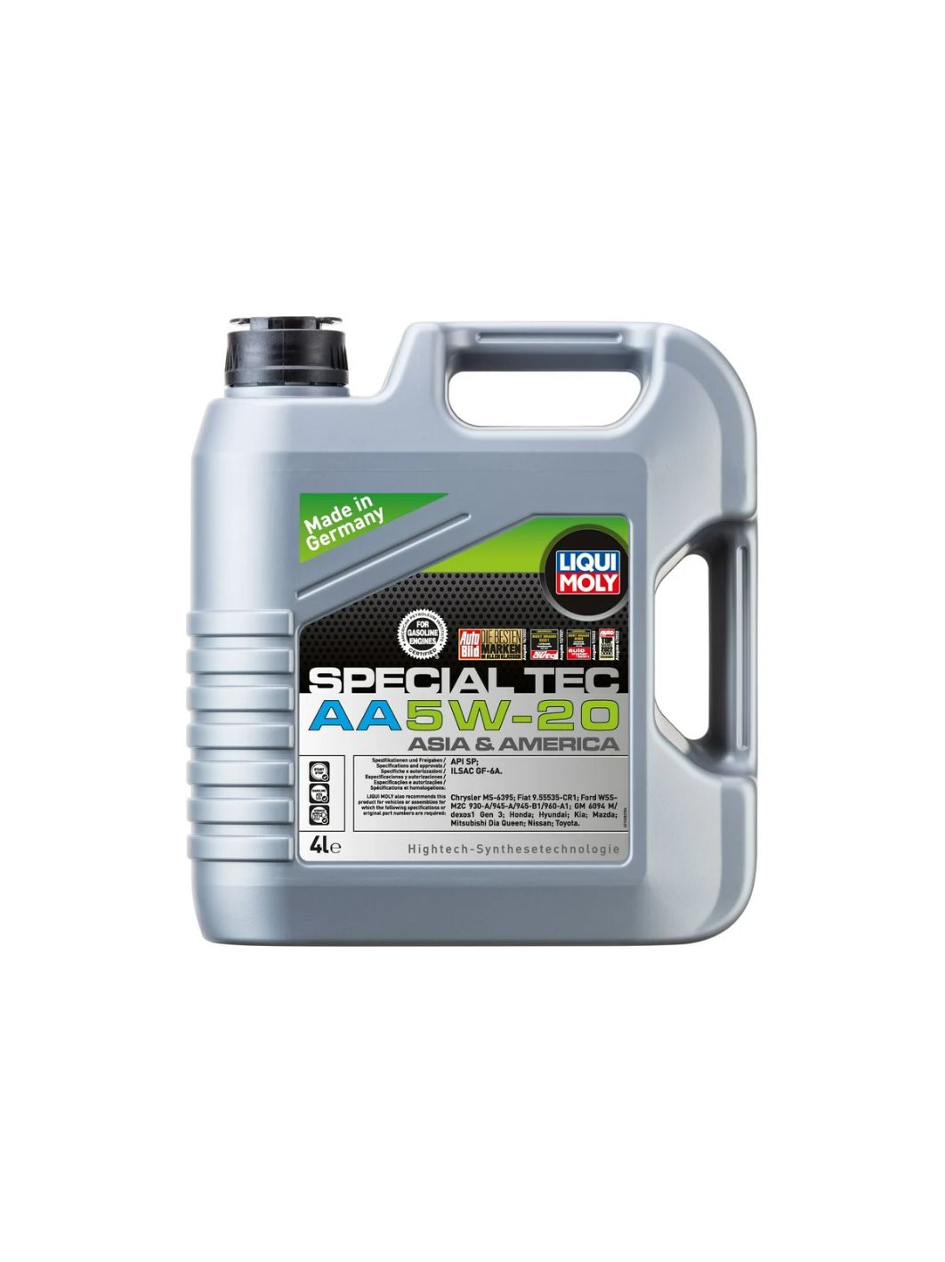 LIQUI MOLY "Special Tec AA" 5W20 4L синтетическое моторное масло 7621/7658