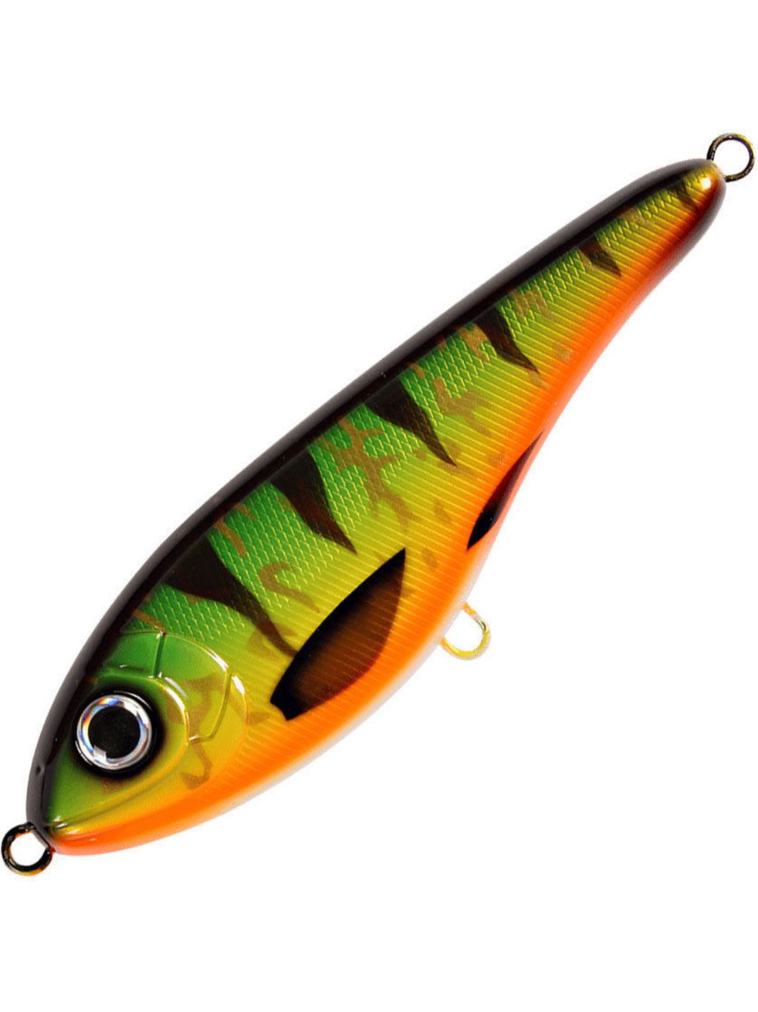 Воблер Джеркбейт Strike Pro Buster Jerk Sinking,  150 мм,  75 гр,  Загл. 0, 5м.-4, 0м.,  Тонущий,  цвет: CWC017 Green Tiger,  CWC,  (EG-048#CWC017)