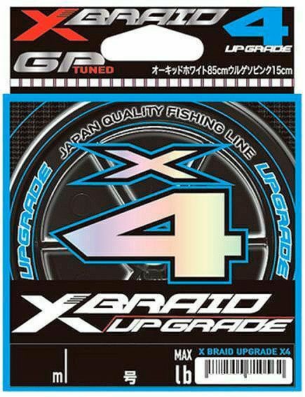 Шнур YGK X-Braid Upgrade X4 150м White Pink #1.2,  0.185мм,  20lb,  9.0кг