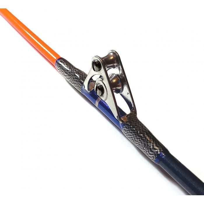 Спиннинг штекерный стекло 2 колена Surf Master 3053 Commander (300-700) 1.65м под стакан с роликами