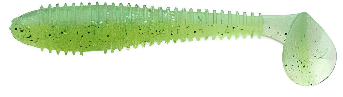 Приманка съедобная Keitech Swing Impact FAT 3.3" #424 Lime Chartreuse