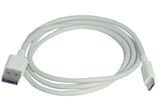 Кабель USB-Type-C (1м,  5А) белый (TPE) Nord YADA (908965)