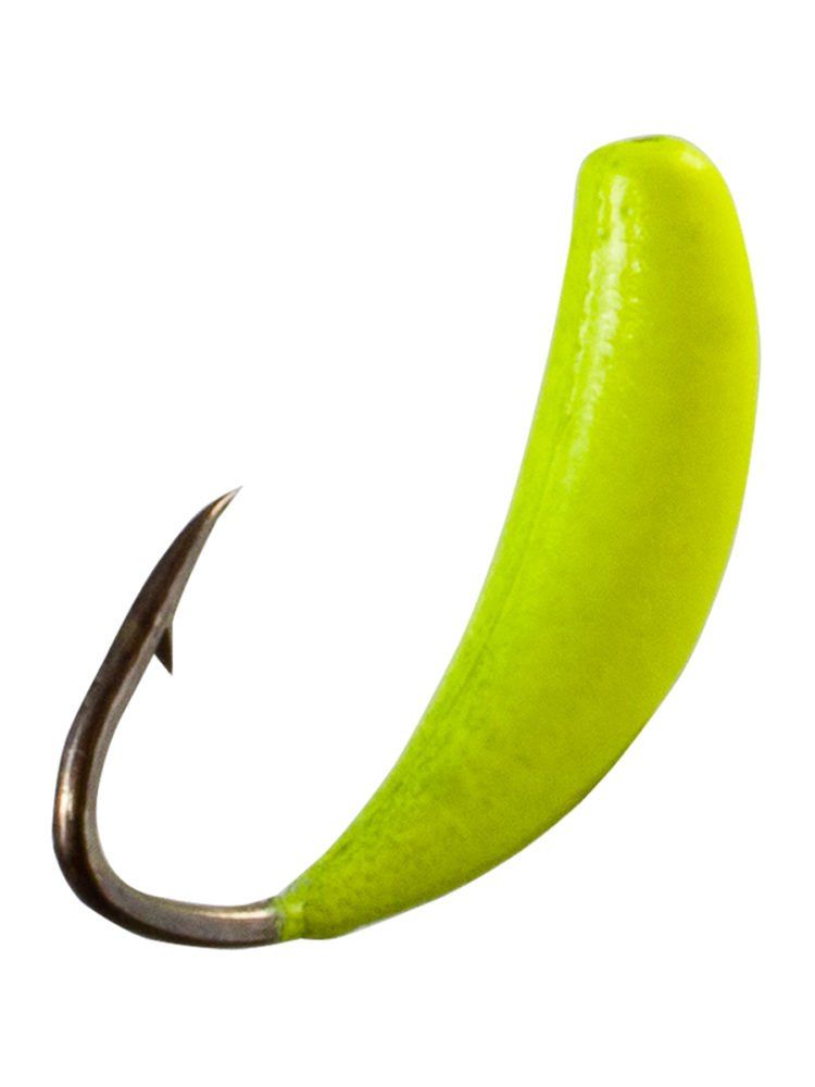 Мормышка Банан (Banana Quattro) 0, 45/6,  жёлтый Fluo +