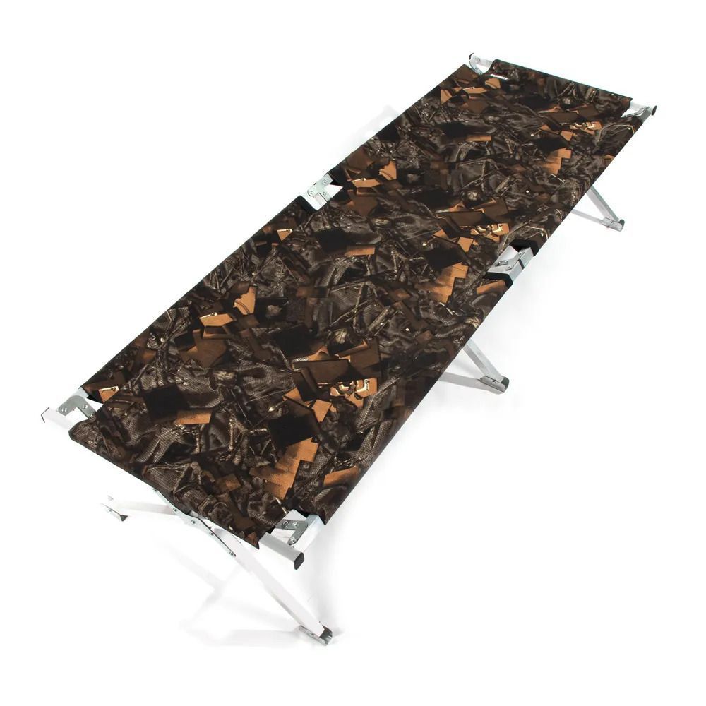 Раскладушка туристическая "СЛЕДОПЫТ" в чехле,  1950х650х400 мм,  труба алюм. 25х25 мм