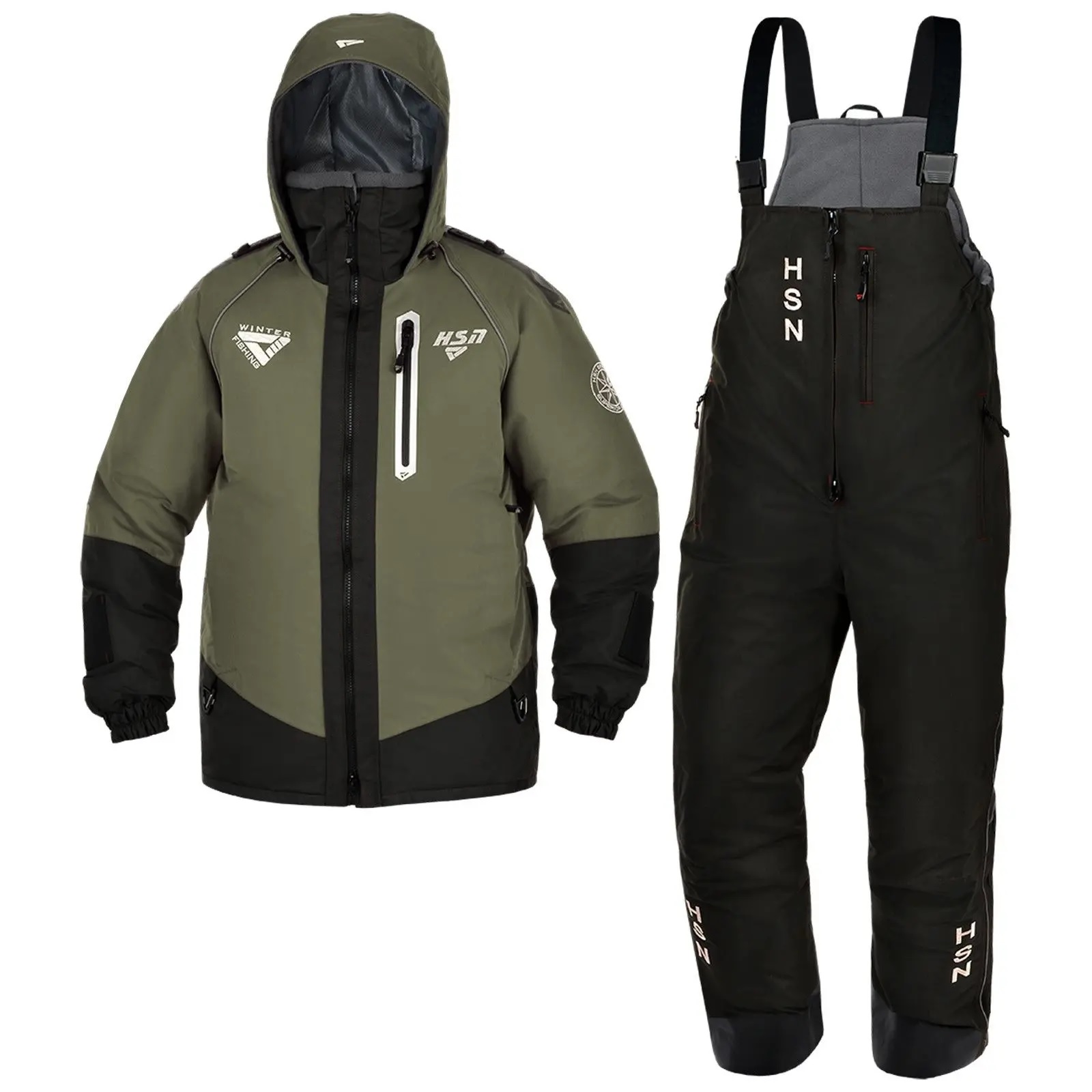 Костюм-поплавок мужской зимний "Rescuer II comfort",  hardguard,  хаки (52-54/176) м
