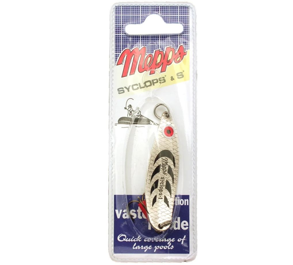 Блесна колеблющаяся Mepps SYCLOPS, 0, Silver/Black