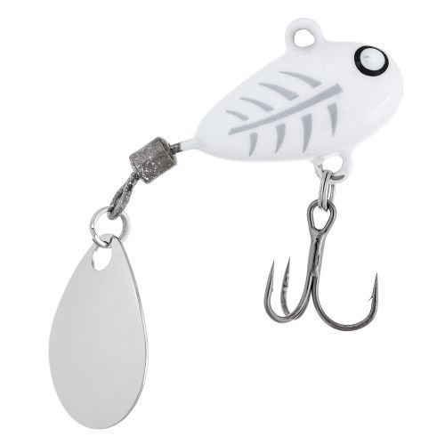 Тейл-спиннер HURRICANE 7.5g White Ghost