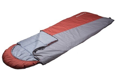 Спальный мешок "Эксперт"( -0С, тк.Дьюспо) цвет Серый/Терракотовый