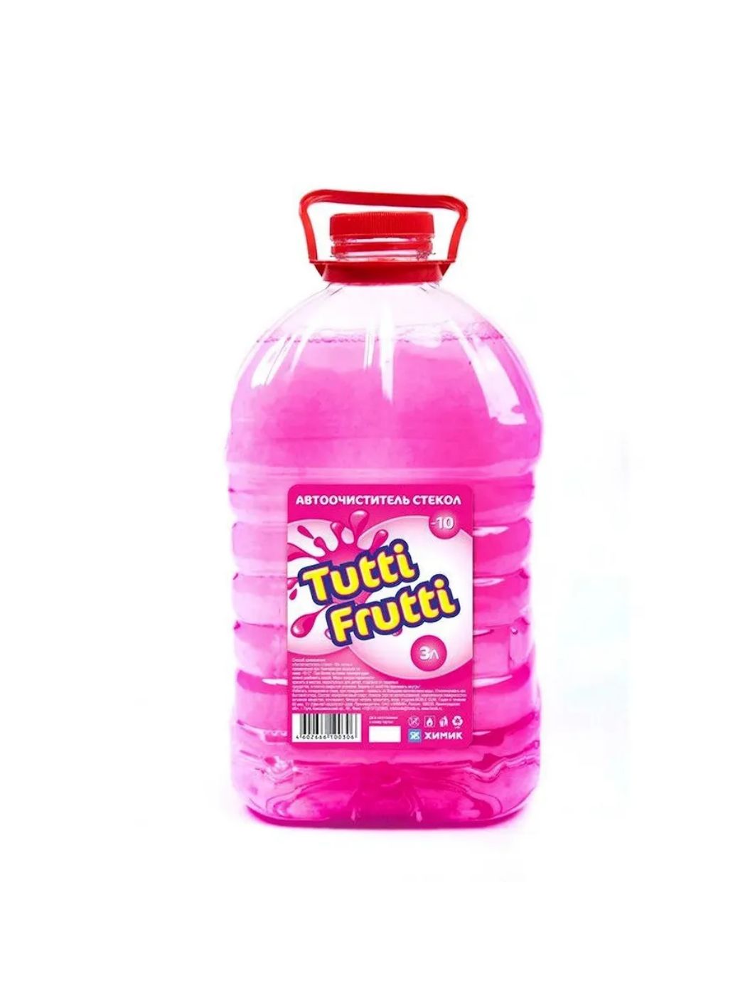 Очиститель стекла TUTTI FRUTTI -10*С 3л. ПЭТ зимний